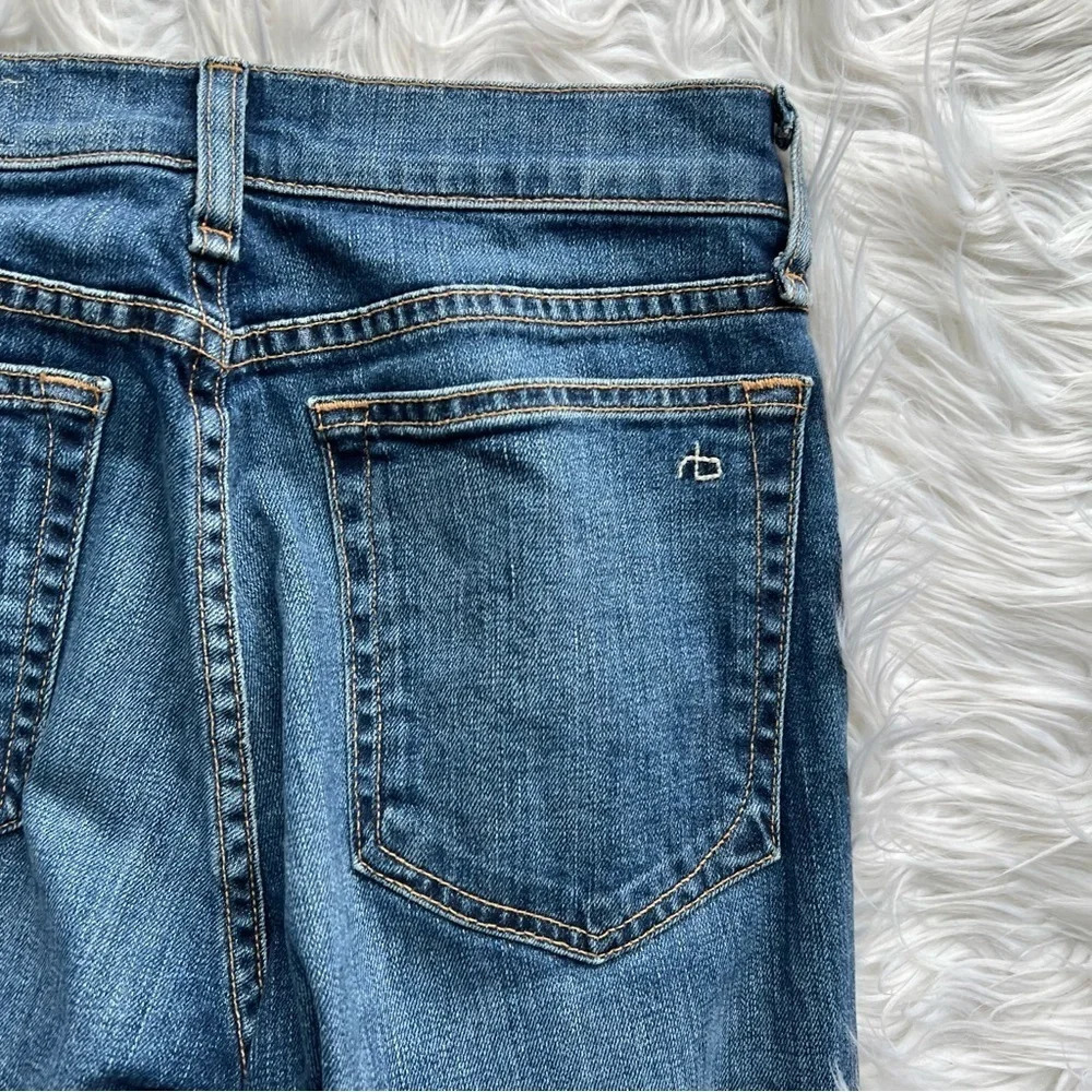 Rag & Bone 10” Dre Boyfriend Jeans Bainbridge Denim Women’s Casual 25 - Picture 12 of 12